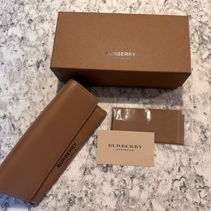 Burberry sunglasses case and box (NEW)